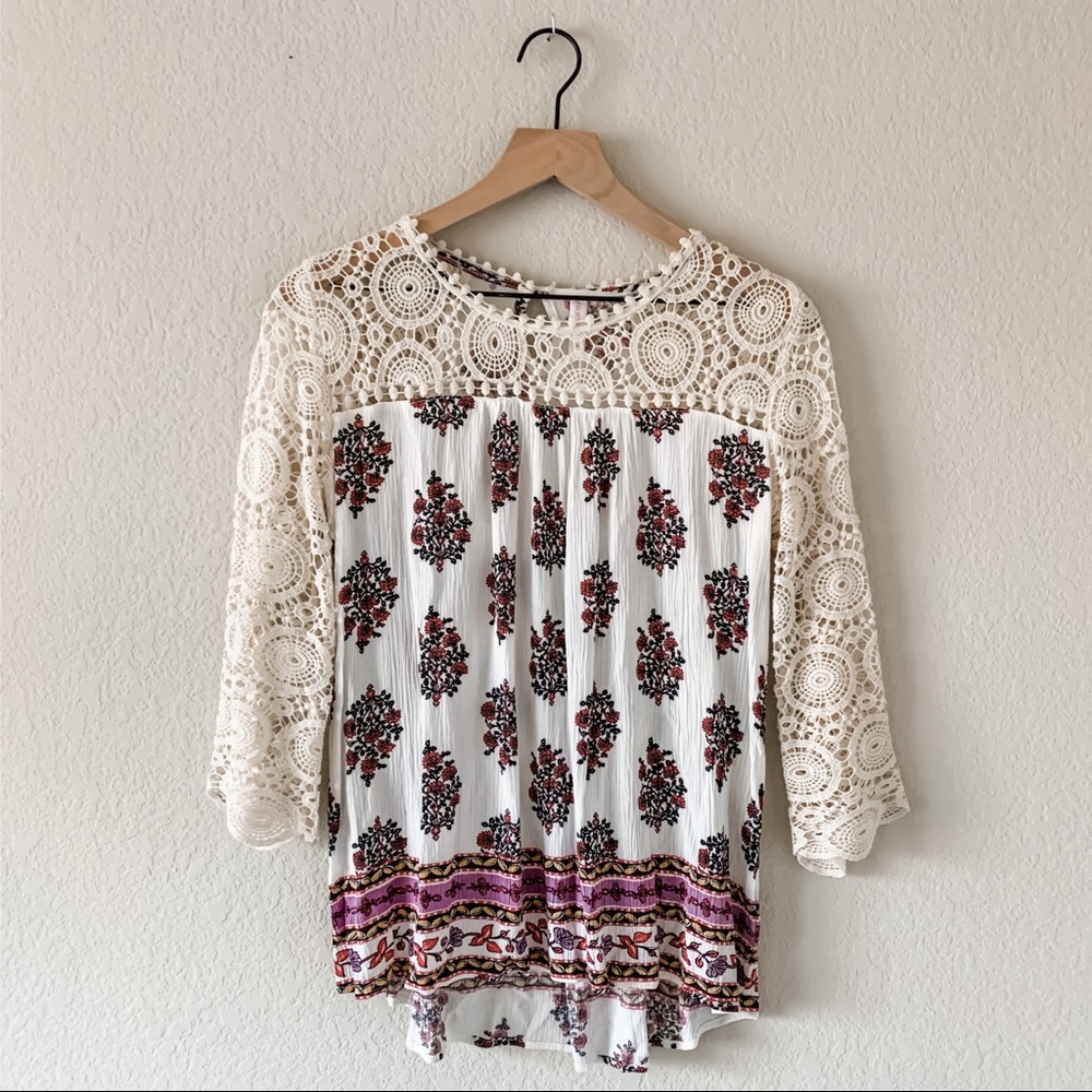 Floral Lace Top